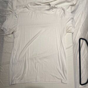 ESNTLS White Bamboo Tee Size Large (2 Pack)